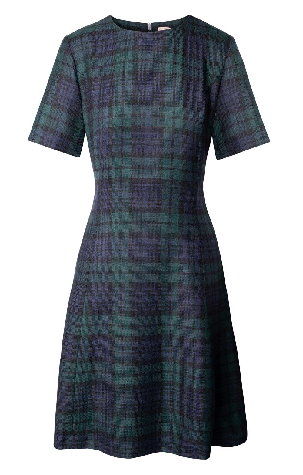 slim fit dress slacks Tawny Dress in Nocturne Plaid 16