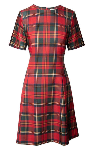 Ladies Tartan Swing Dress