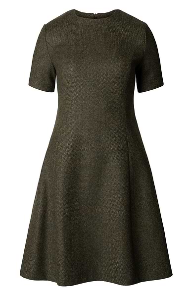 Ladies Tweed Swing Dress