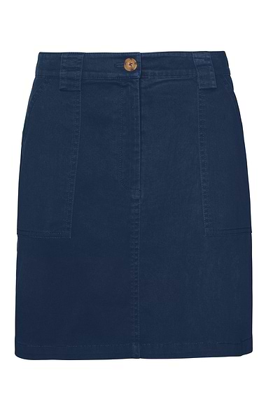 Ladies Chino Patch Pocket Short Skirt