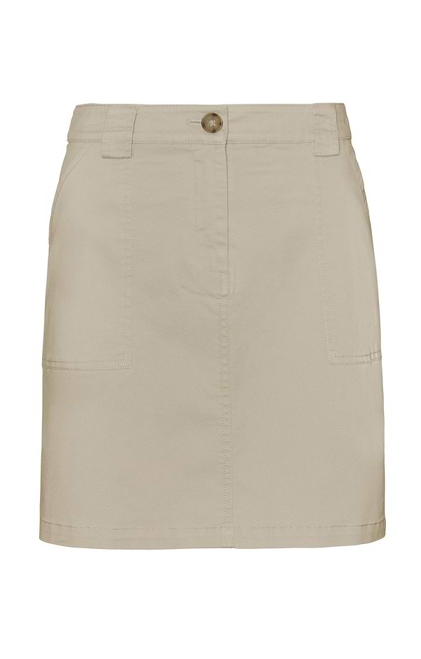 Ladies Chino Patch Pocket Short Skirt