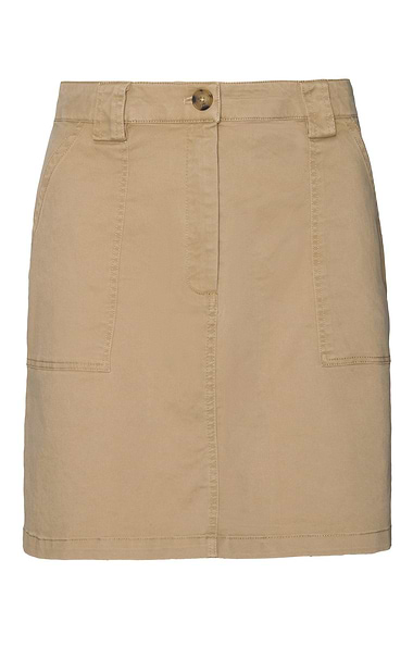 Ladies Chino Patch Pocket Short Skirt