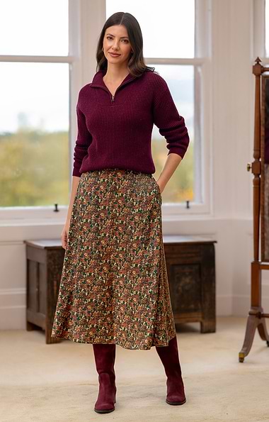 Ladies Liberty Viscose Skirt