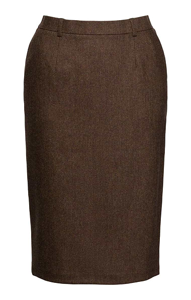 Ladies British Tweed Tailored Skirt