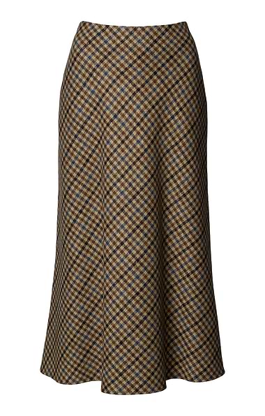 Ladies Tweed Bias Cut Skirt