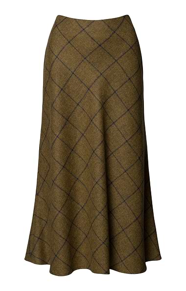 Ladies Tweed Bias Cut Skirt