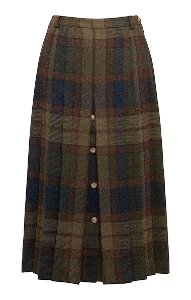 Ladies Tweed Horn Button Skirt