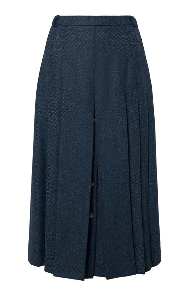 Ladies Tweed Horn Button Skirt