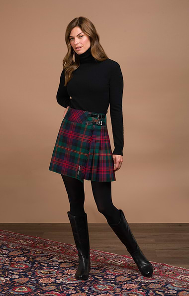 Ladies Plaid Short Kilt