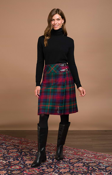 Ladies Classic Plaid Kilt