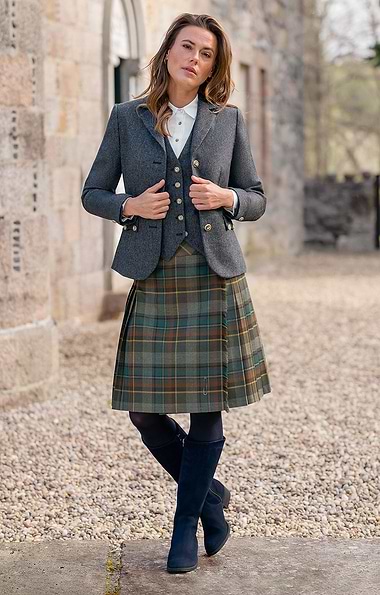 Ladies Classic Plaid Kilt
