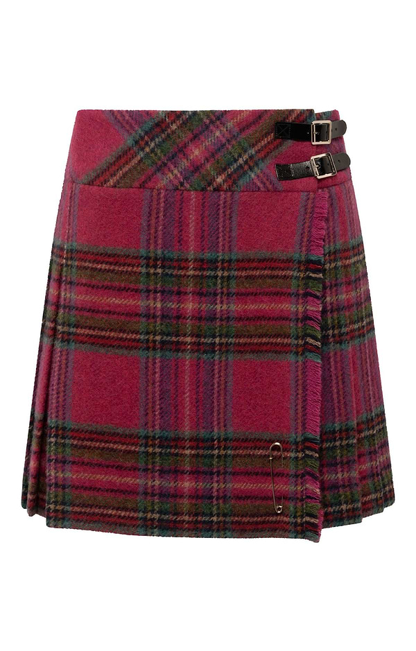 Ladies Short Tweed Kilt