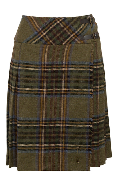 Ladies Long Tweed Kilt