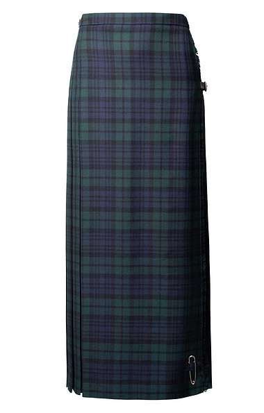 Ladies Full Length Tartan Kilt