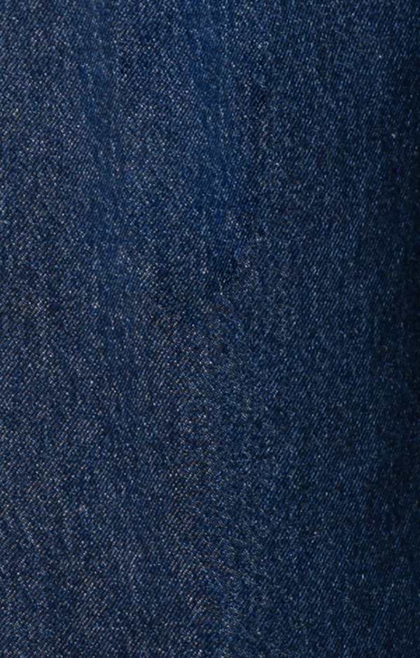 Ladies Button Through Stretch Denim Skirt