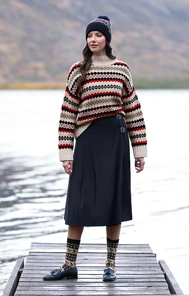 Ladies Barbour Delilah Midi Skirt