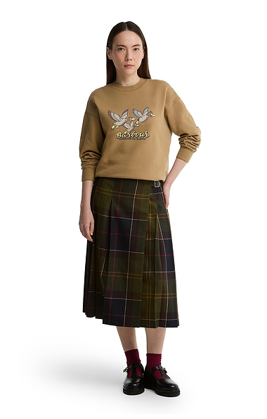 Ladies Barbour Marena Midi Skirt