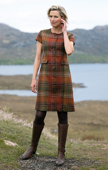 Ladies Tweed Shift Dress
