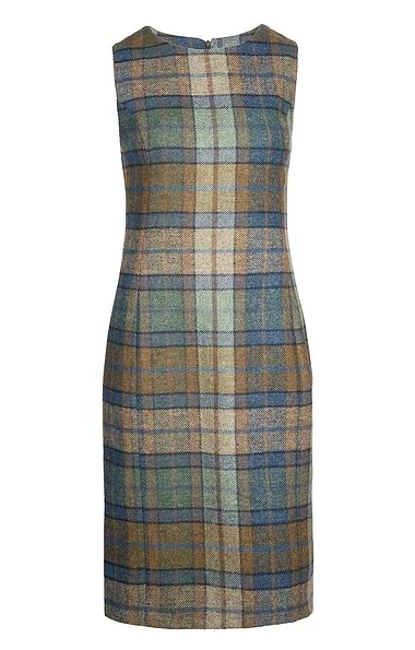 Ladies Tweed Sleeveless Shift Dress