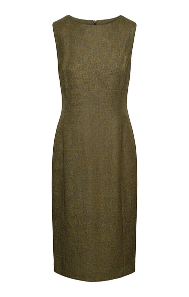 Ladies Tweed Sleeveless Shift Dress