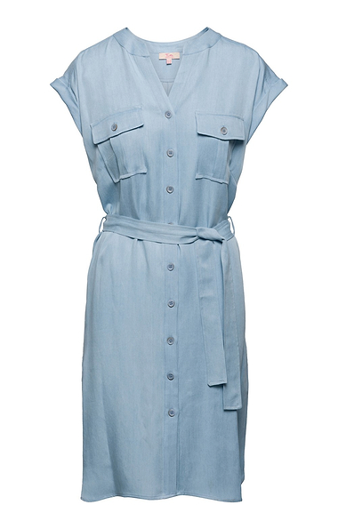 Ladies Tencel Denim Tie Dress