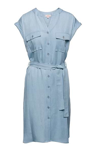 Ladies Tencel Denim Tie Dress