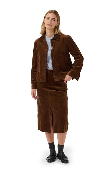 Ladies Part Two Sofija Corduroy Pencil Skirt