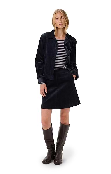 Ladies Lings Mini Cord Skirt