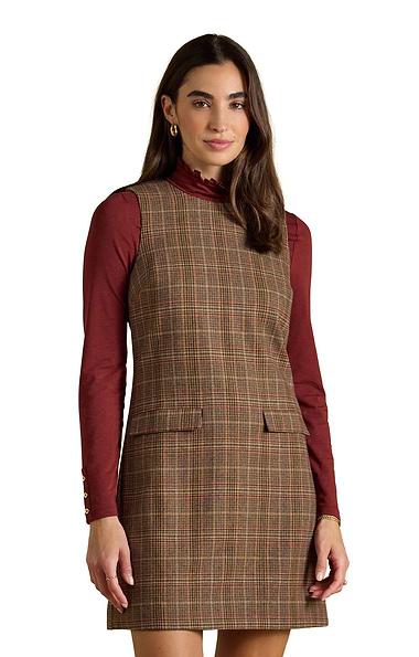 Ladies Joules Edwina Shift Tweed Dress