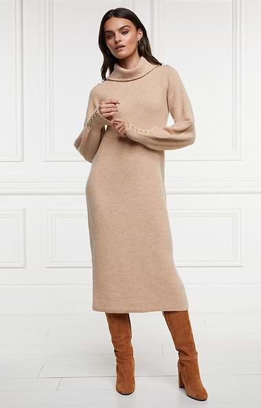 Ladies' Brown Wool Dresses | House of Bruar Ladies' Brown Wool Dresses | House of Bruar