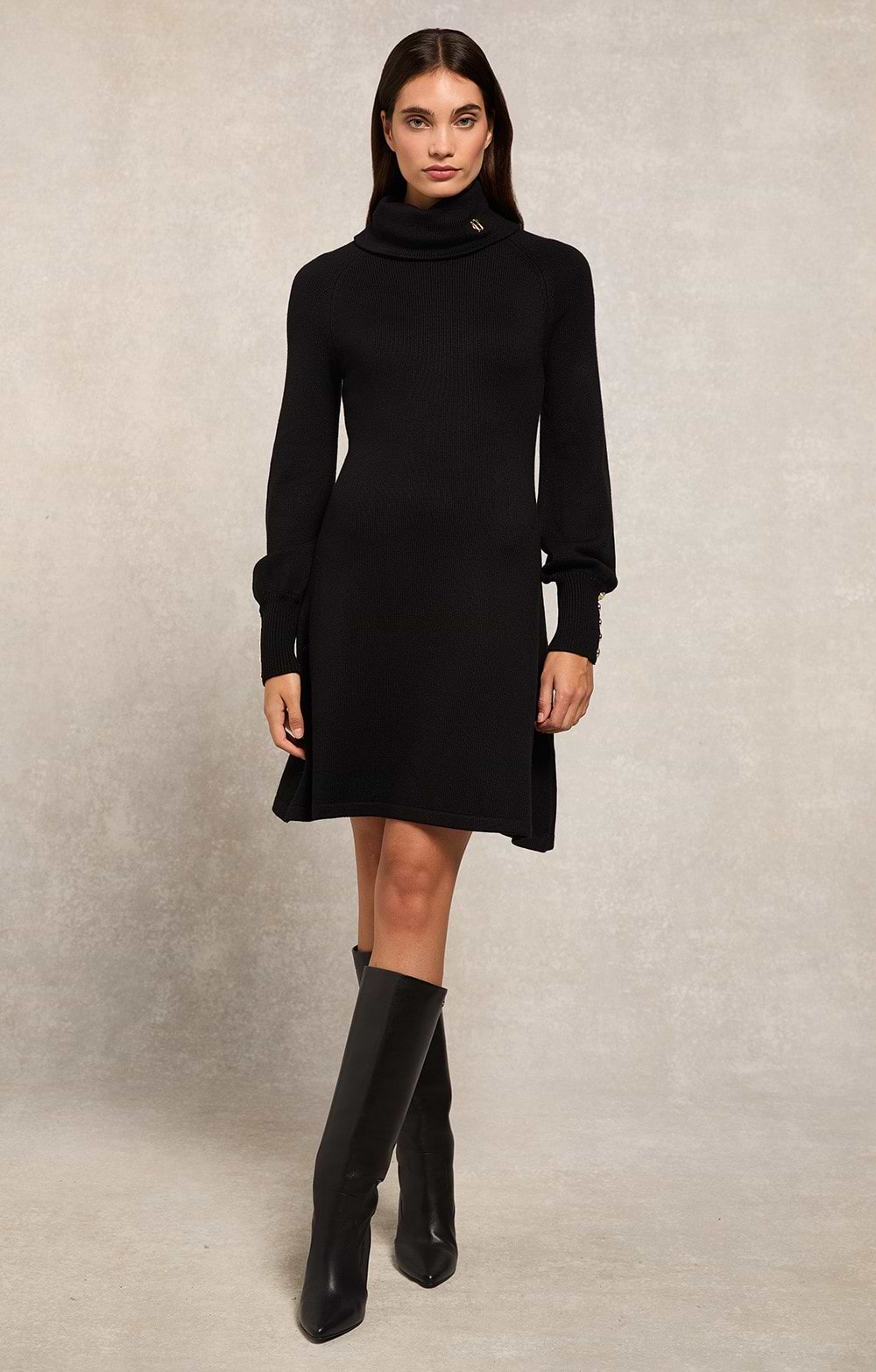 Ladies Holland Cooper Chamonix Fit & Flare Knitted Dress Ladies Holland Cooper Chamonix Fit & Flare Knitted Dress