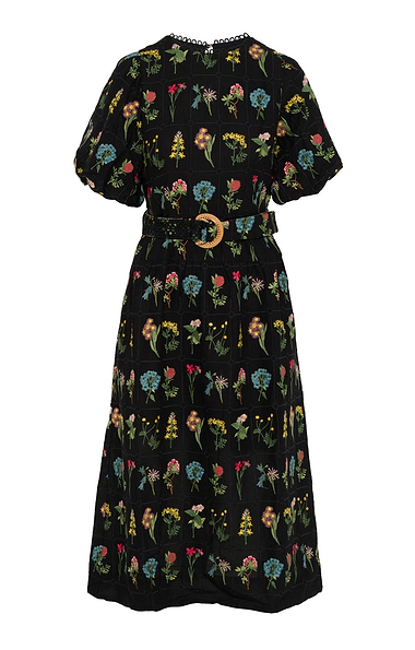 Ladies Emily Lovelock Embroidered Christina Dress