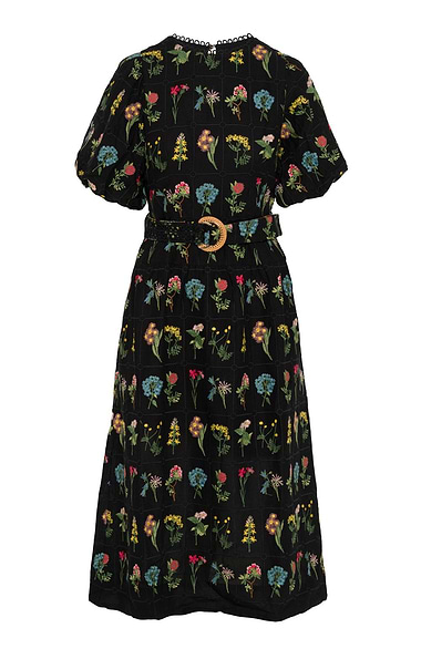 Ladies Emily Lovelock Embroidered Christina Dress