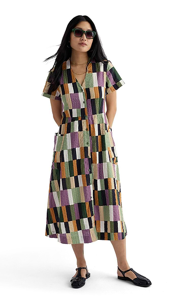 Ladies Seasalt Fowen Cotton Shirt Dress