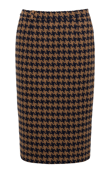 Ladies Tailored Houndstooth Skirt