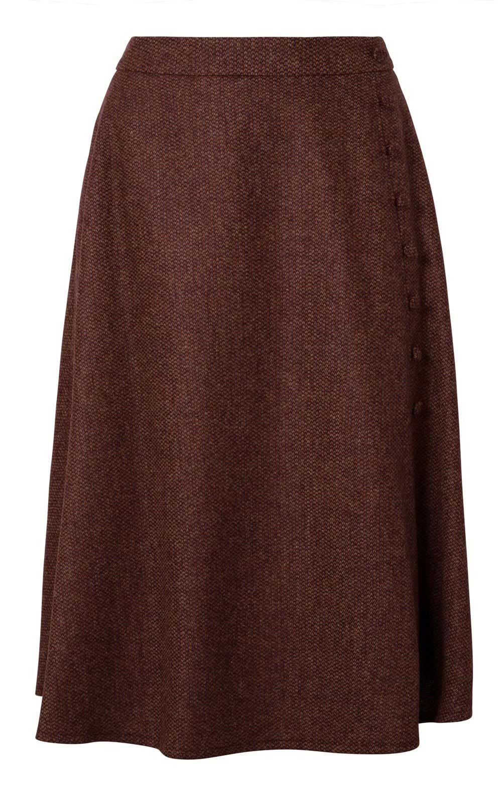 スカート TWEED SIDE ROUND SKIRT TQ24160CLARETBCORN.jpg?v=5