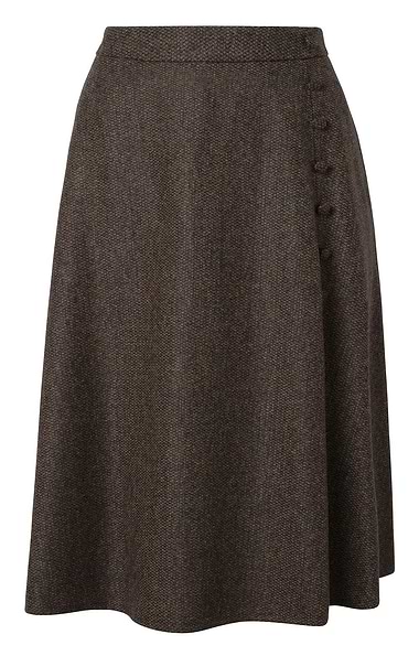 Ladies Tweed Swing Skirt