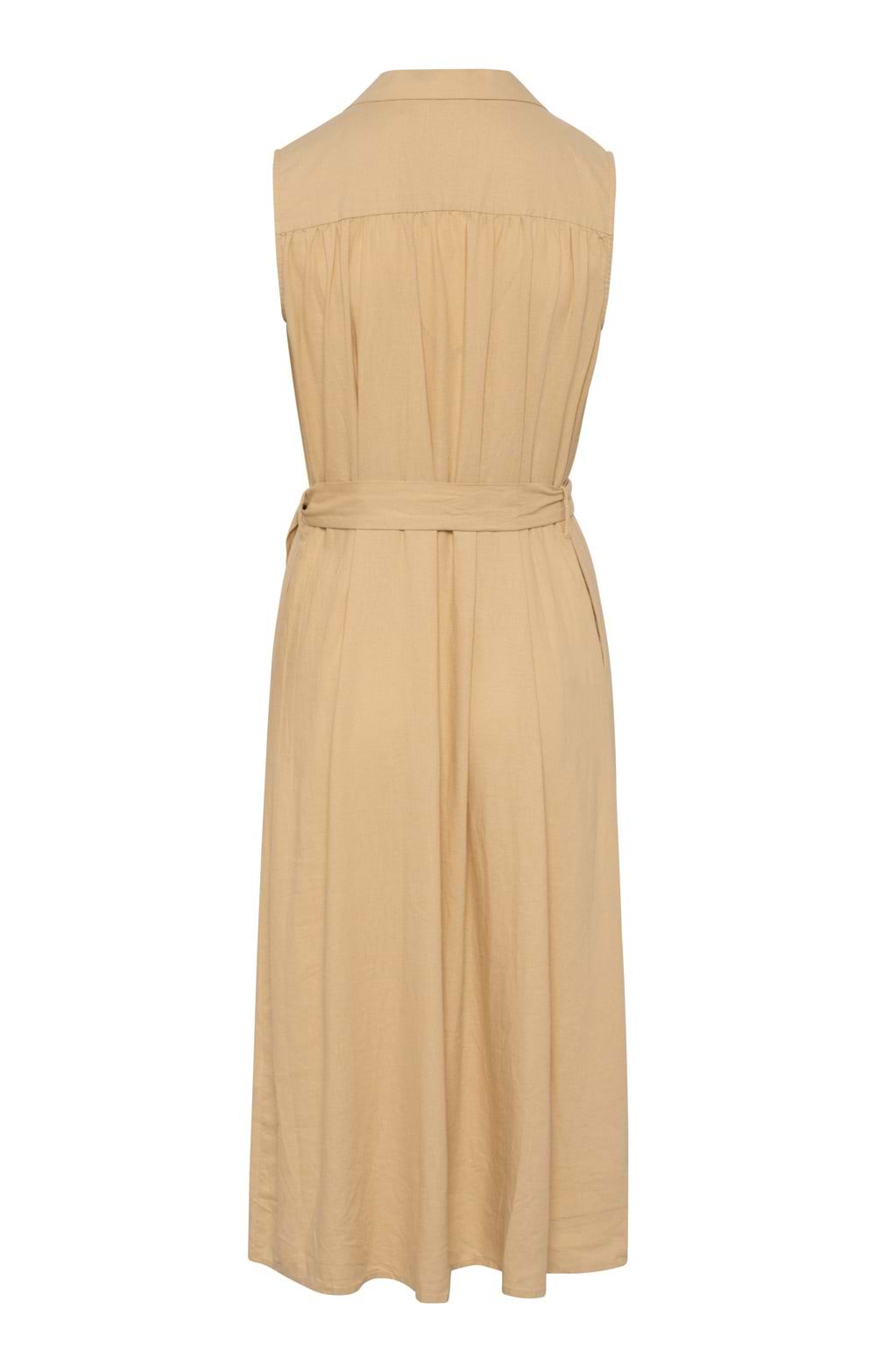 beige safari dress Ladies Linen Blend Dress, Natural Jenni Rivera - Hand cape sleeve gown US Size:0 Introducing a safari