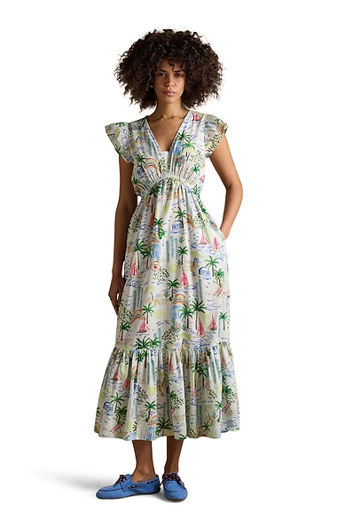 Ladies Joules Winnie Cotton Maxi Dress