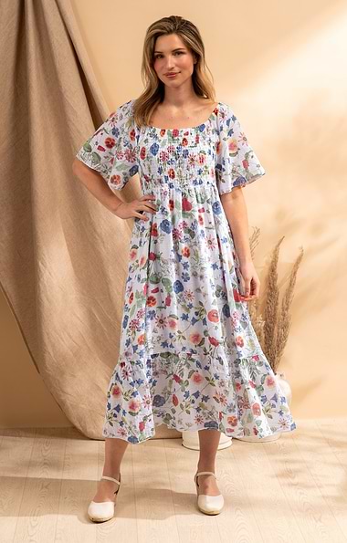 Ladies' Cotton Dresses | Cotton Maxi & Midi Dresses | House of Bruar Ladies' Cotton Dresses | Cotton Maxi & Midi Dresses | House of Bruar