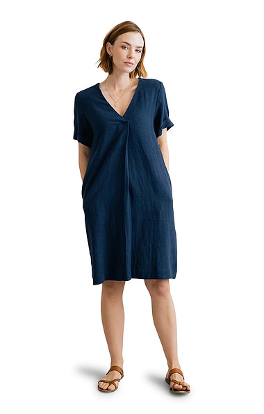 Ladies Lily & Me Vine Linen Rich Dress