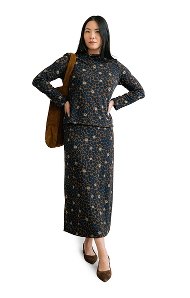 Ladies Lily & Me Melissa Print Skirt