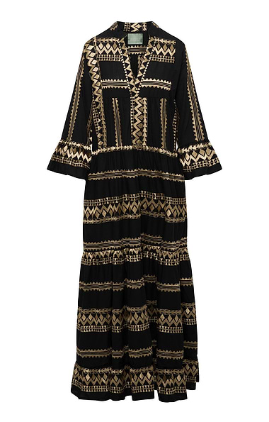 Ladies Aether Concept Cotton Embroidered Maxi Dress
