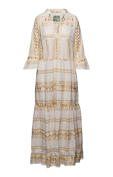 Ladies Aether Concept Cotton Embroidered Maxi Dress