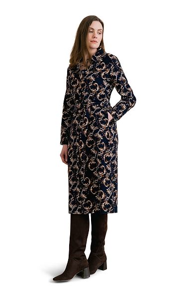 Ladies Lily & Me Anya Print Cord Dress