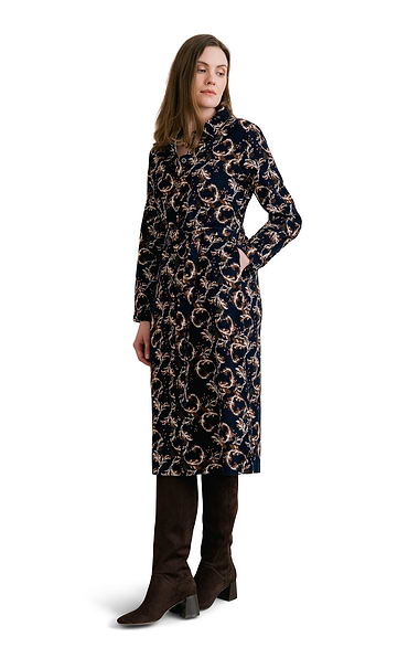 Ladies Lily & Me Anya Print Cord Dress
