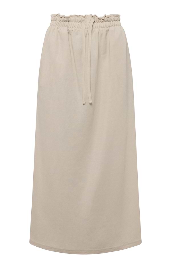 Ladies Tie Waist Maxi Skirt