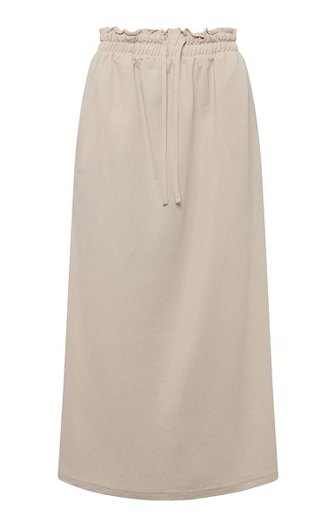 Ladies Tie Waist Maxi Skirt