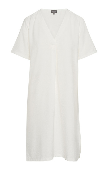 Ladies Relaxed Fit V Neck Short Sleeve Dress