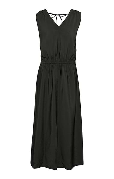 Ladies Relaxed Fit Elastic Waist Maxi Dress